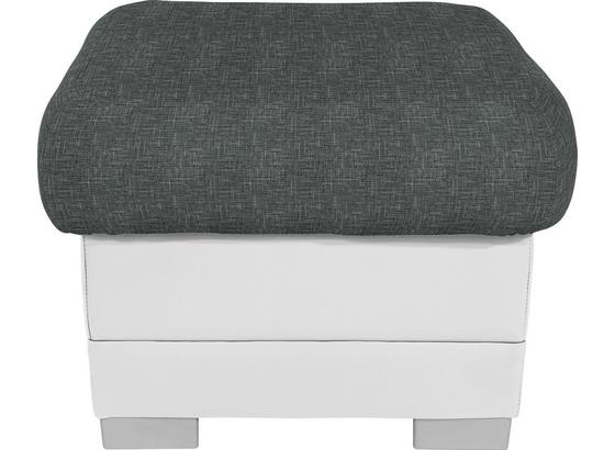 Hocker Sava - Silberfarben/Weiß, MODERN, Holz/Papier (58/44/58cm) Hocker Sava - Silberfarben/Weiß, MODERN, Holz/Papier (58/44/58cm)