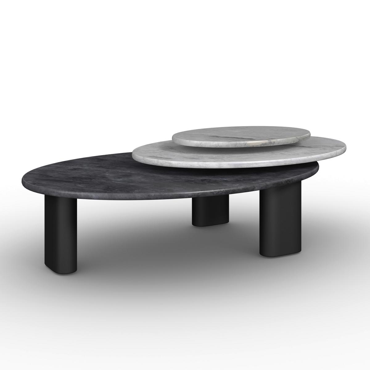 TERASOVÁ SEDACIA SÚPRAVA LUMEA - sivá/svetlosivá, Modern, kov/textil - Bessagi Garden