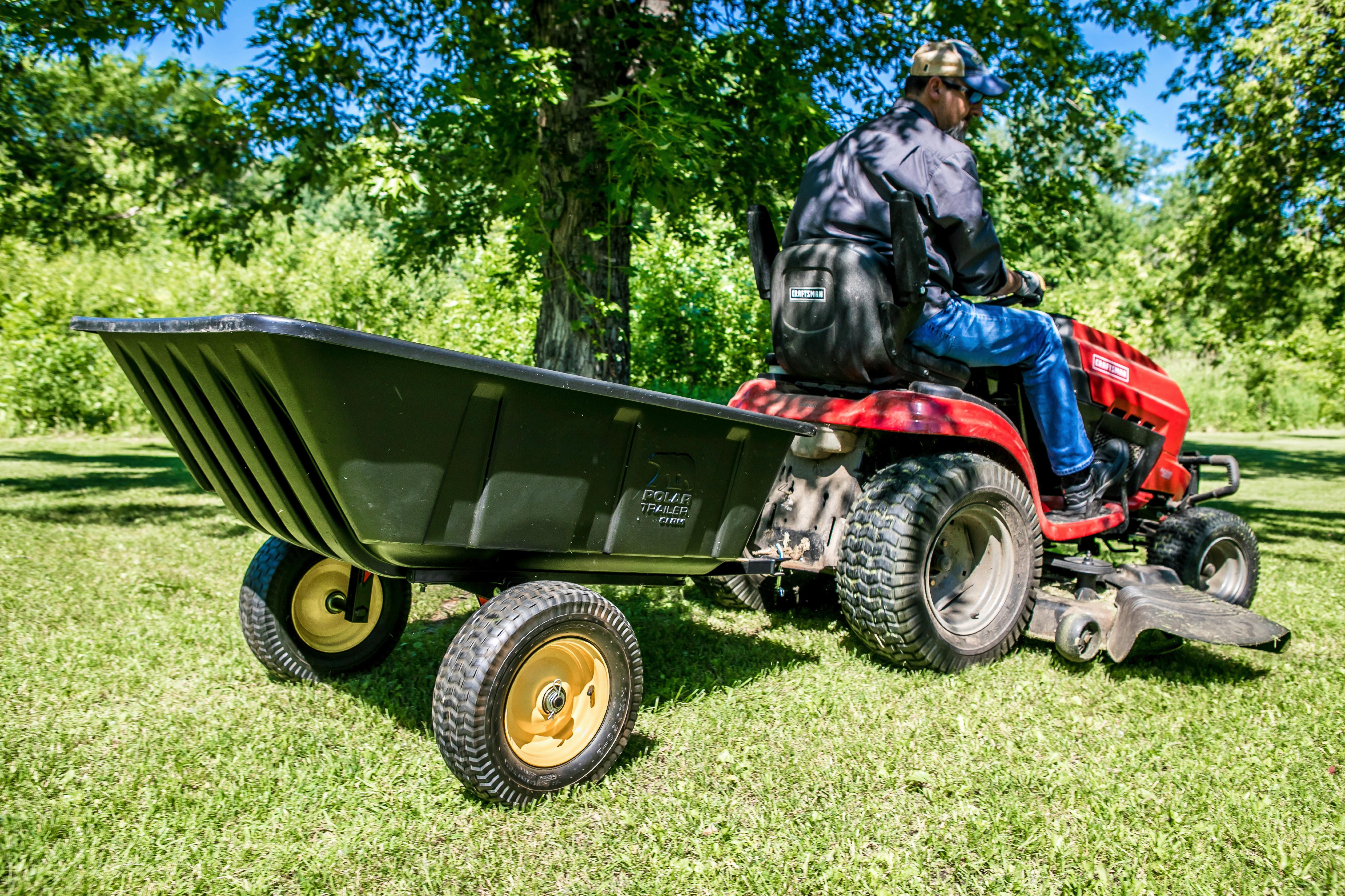 Gartenkarre Trailer Schubkarre Lg900 - Schwarz, Basics, Kunststoff (94/71/175cm)