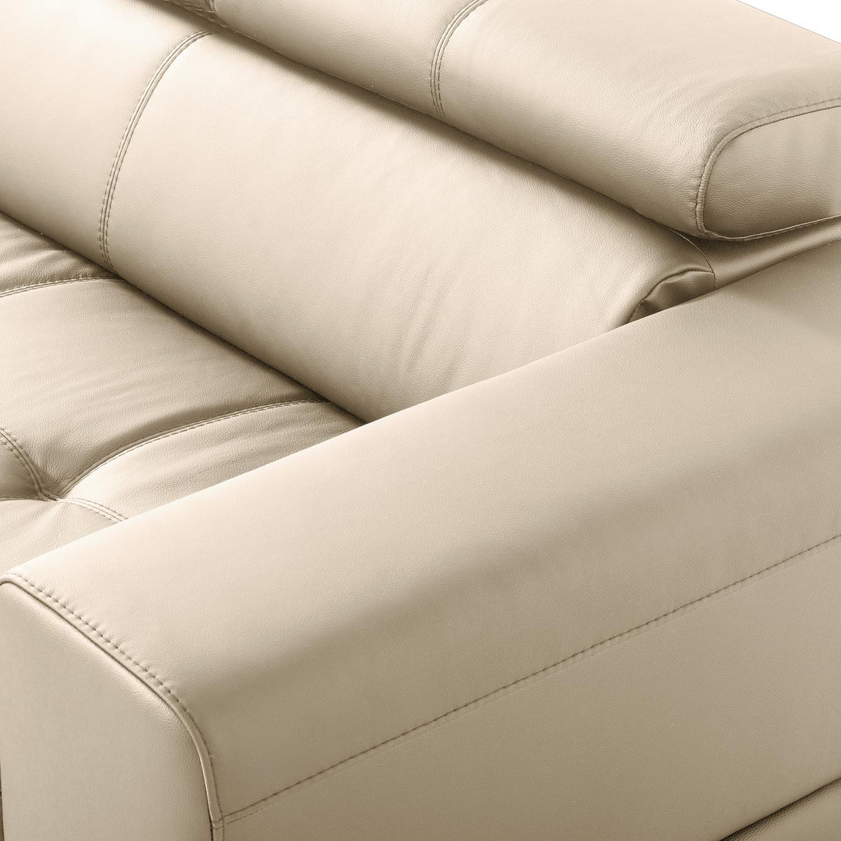 Ecksofa Torino Teilleder Grau 173x247 - Schwarz/Grau, Design, Leder/Textil (173/247cm) - Livetastic