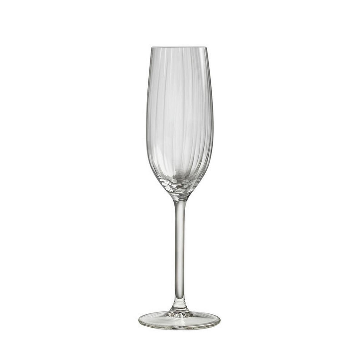 Sada sklenic ROSEMARY - CHAMPAGNE - čiré, Moderní, sklo - Mömax