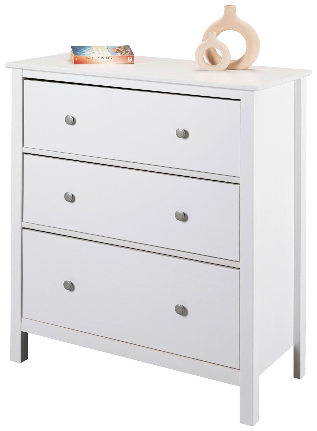 Kommode Chilly Home - Weiß, Design, Holz (85/96/40cm) - Livetastic