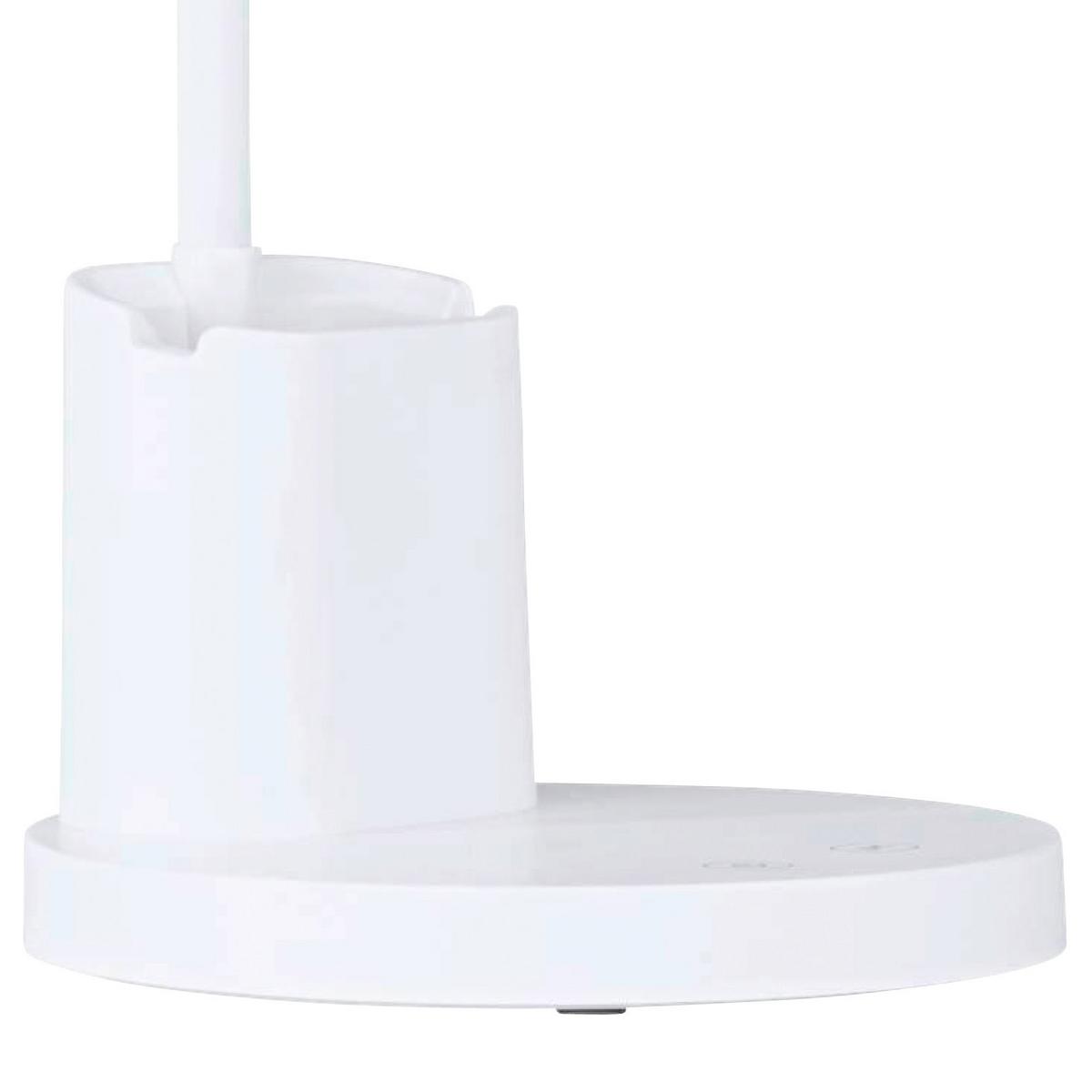 Tischlampe Rehamna dimmbar Weiß - Weiß, Basics, Kunststoff (15/55cm) - Eglo
