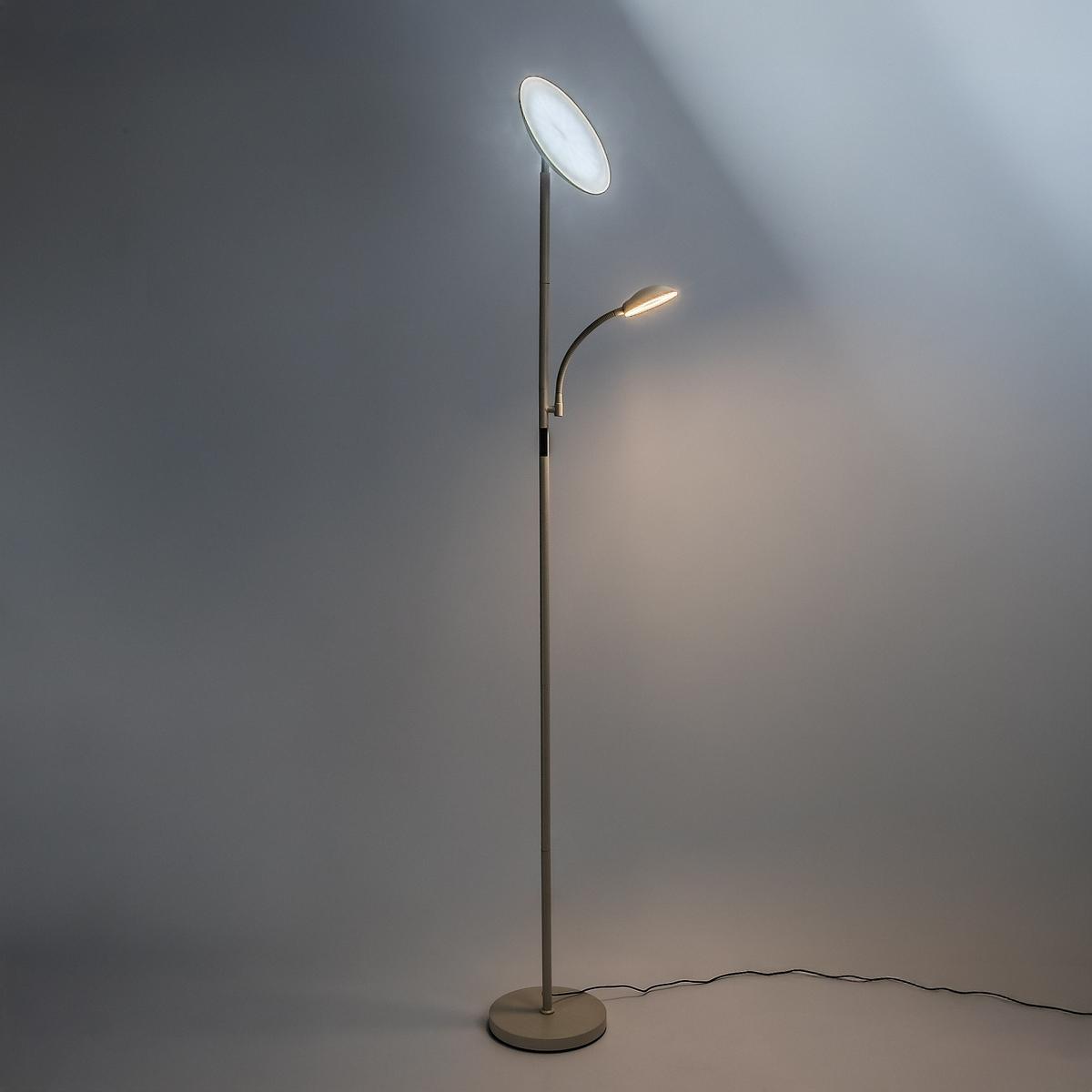 Led Állólámpa Halina Bézs - bézsbarna, Basics, fém - Rabalux
