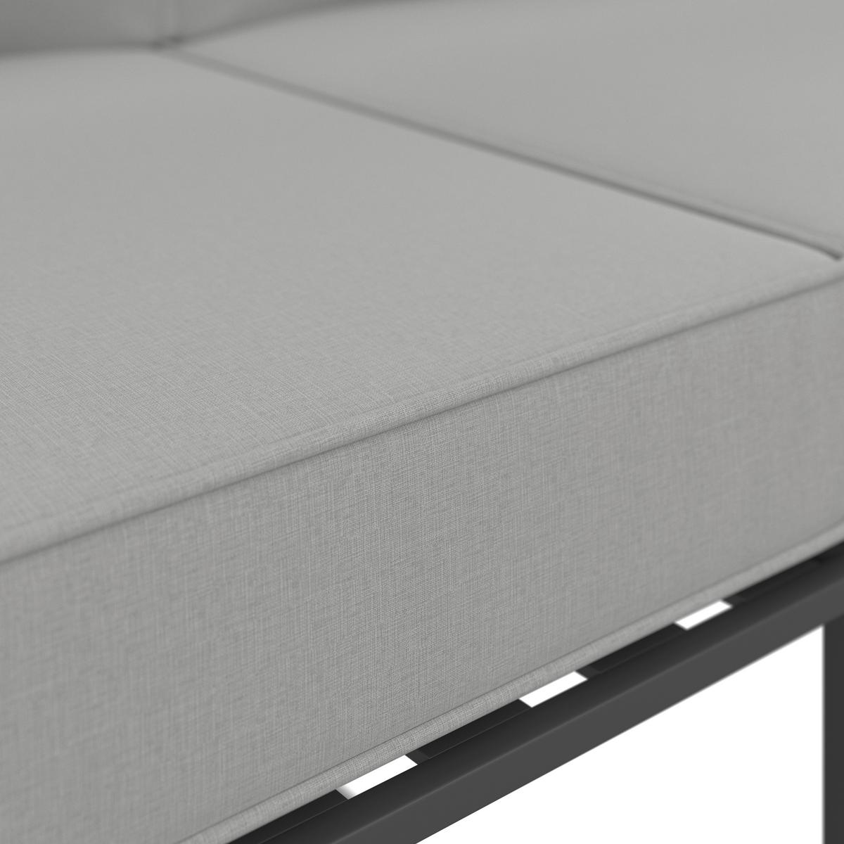 TERASOVÁ SEDACÍ SOUPRAVA MALINA - šedá/černá, Moderní, kov/textil (230/60/70,5cm) - Bessagi Garden