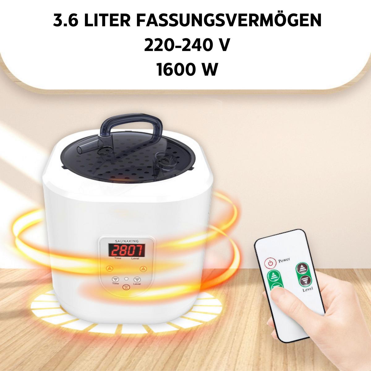 Sauna Tragbare Dampfsauna - Schwarz, KONVENTIONELL, Kunststoff (90/190/90cm) - Sanotechnik