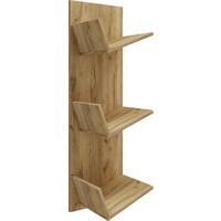 Regál na víno VINOSI - medová/barvy dubu, Basics, kompozitní dřevo (33/105,5/25,6cm) - MID.YOU