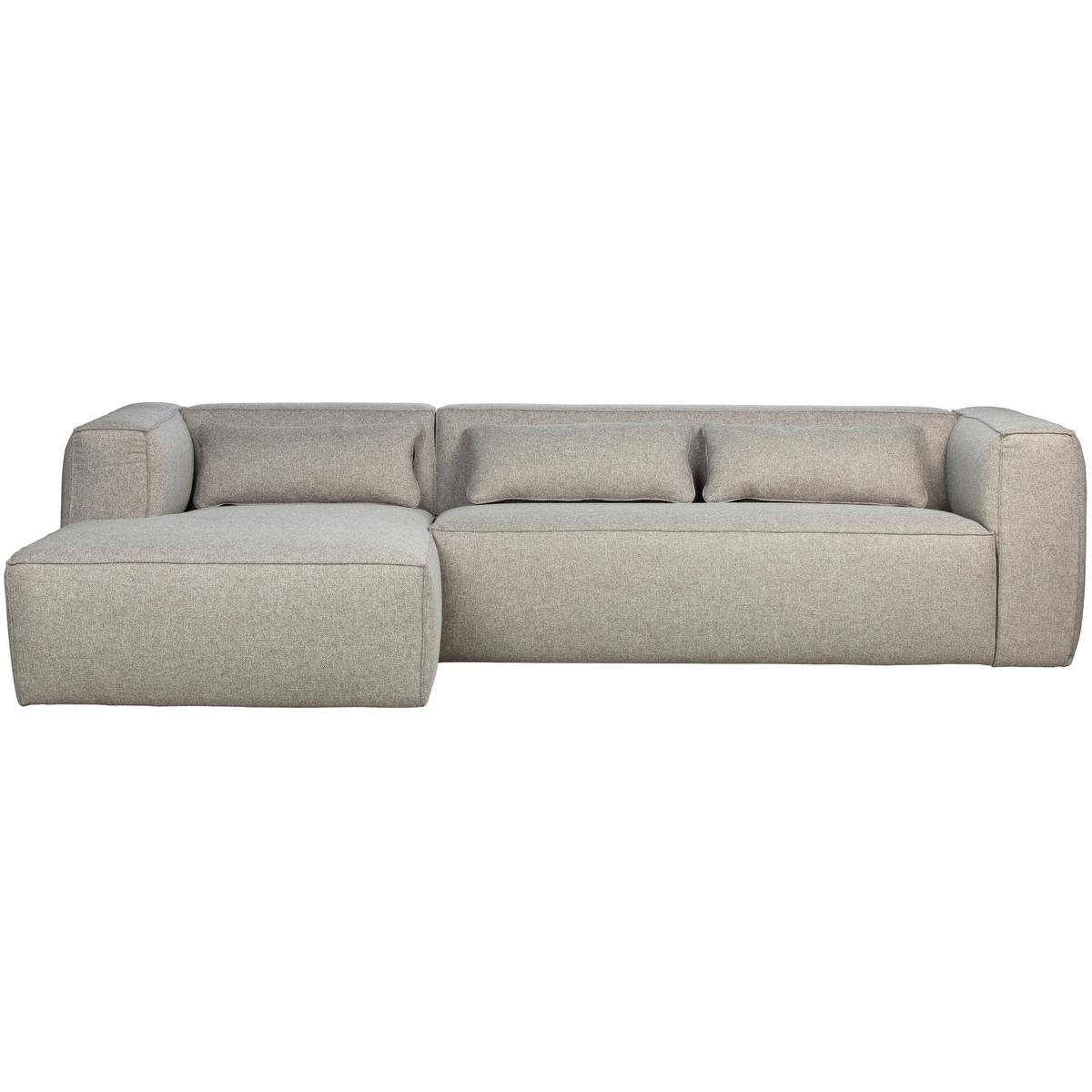 Ecksofa Bean Hellgrau S: 175x305cm - Hellgrau, Design, Textil (175/305cm) - Livetastic