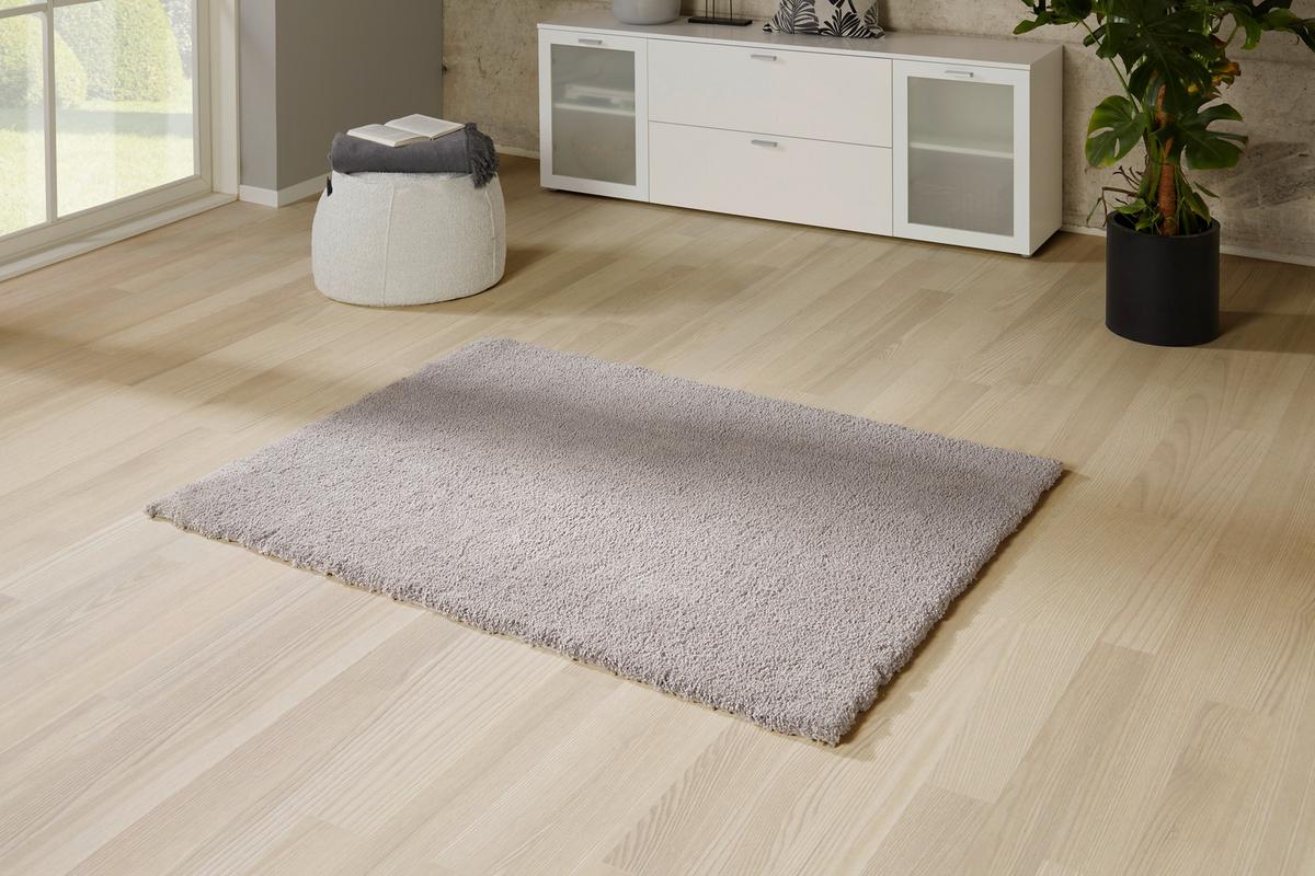 Hochflorteppich Kira 2 - Silberfarben, MODERN, Textil (200/290cm) - Luca Bessoni