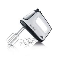 Handmixer Severin Schwarz/Weiß 400W Turboschalter - Edelstahlfarben/Schwarz, Basics, Kunststoff/Metall (9/20/30cm) - Severin