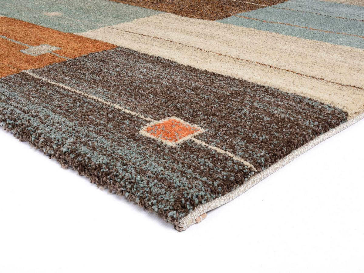 Teppich Läufer Terra Cotta Palazzo Alto 80x250 cm - Terracotta, Design, Textil (80/250cm) - Novel