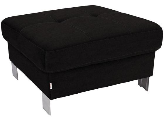 Hocker Savona - Schwarz, MODERN, Textil (90/44/73cm) - Ombra Hocker Savona - Schwarz, MODERN, Textil (90/44/73cm) - Ombra