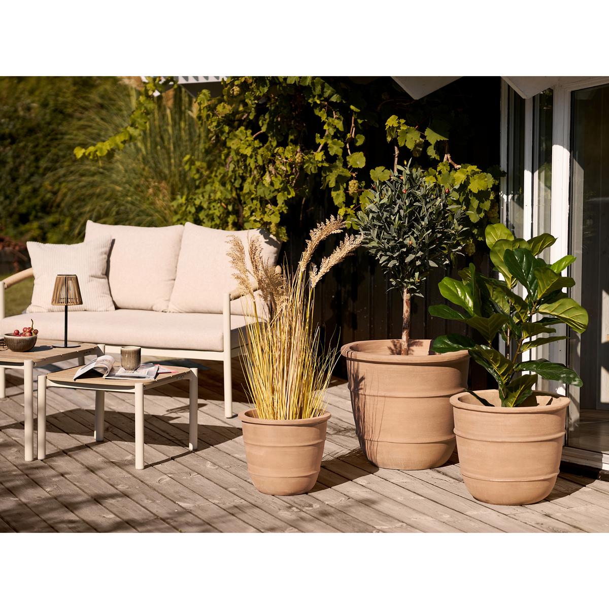 Becherset Viola Mug Steingut Grau 4 -Teilig. - Grau, Basics, Keramik