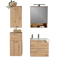 Badezimmer Fresh Eiche Dekor B: 101 Cm - Eiche Artisan/Weiß, KONVENTIONELL, Holzwerkstoff (101/154/47cm) - Ondega