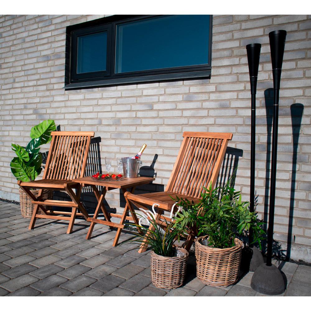 Korbset Bogor Braun B: 40 Cm - Klar/Braun, Basics, Holz/Kunststoff (40/35/40cm)