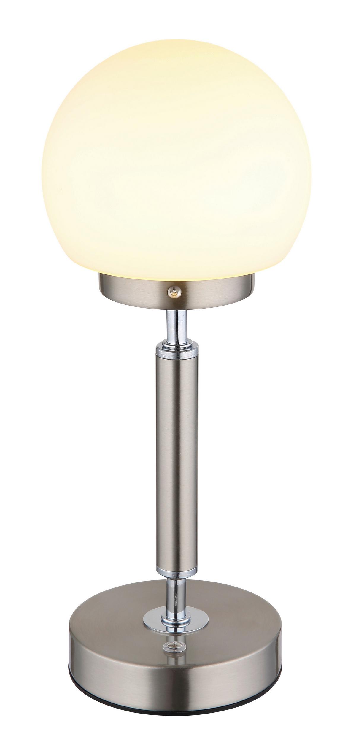 Led-tischleuchte 21033n - Opal/Weiß, Basics, Glas/Kunststoff (11,5/28,5cm) - Globo