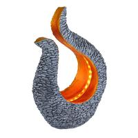 Solarleuchte 36525 - Goldfarben/Grau, Design, Kunststoff (23,5/11/34,5cm) - Globo