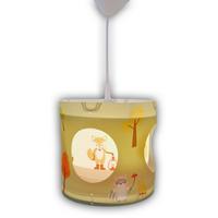 Kinderhängeleuchte Waldtiere H: 27 Cm 1-Flammig Drehbar - Multicolor, Trend, Kunststoff (25/27cm) - Niermann