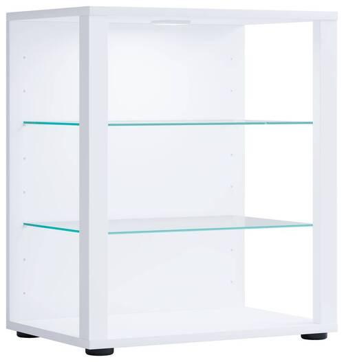 Vitrine Glasol S B: 52 cm Weiß - Weiß, MODERN, Holzwerkstoff (52/60/35cm) - MID.YOU