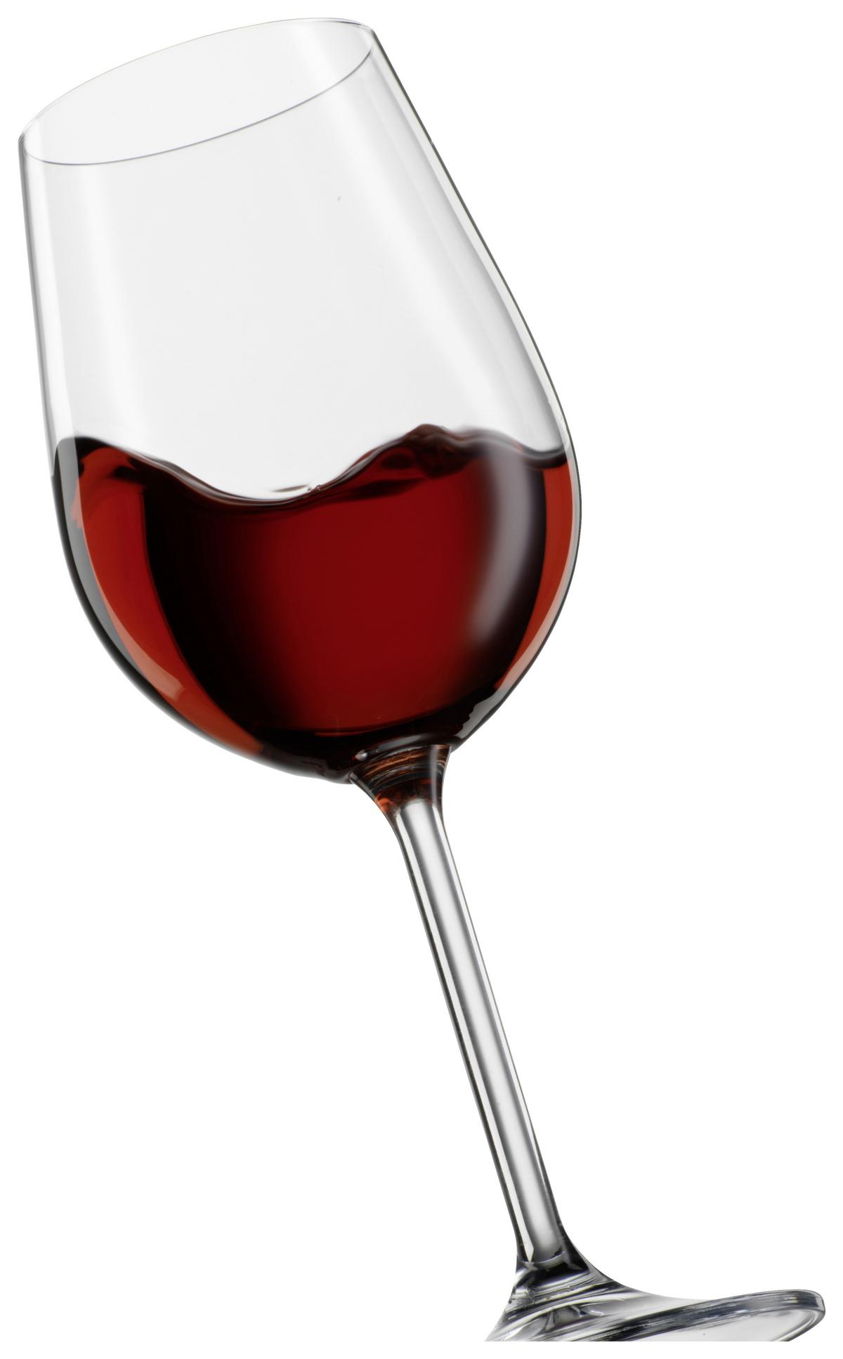 Rotweinglas Clara 6er-Set, Je Ca. 420 Ml - Klar, Basics, Glas (0,42l) - Bohemia