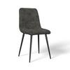 Židle MINO, šedá - šedá/černá, Moderní, kov/dřevo (46/88/54cm) - Bessagi Home