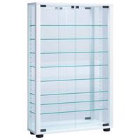 Vitrine Lumo Weiß B: 59 Cm - Weiß, MODERN, Glas/Holzwerkstoff (59/91,3/18cm) - MID.YOU