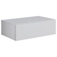 Nachtkästchen Weiß H: 15 cm Hängend Dream - Weiß, MODERN, Holzwerkstoff (46/15/30cm) - MID.YOU