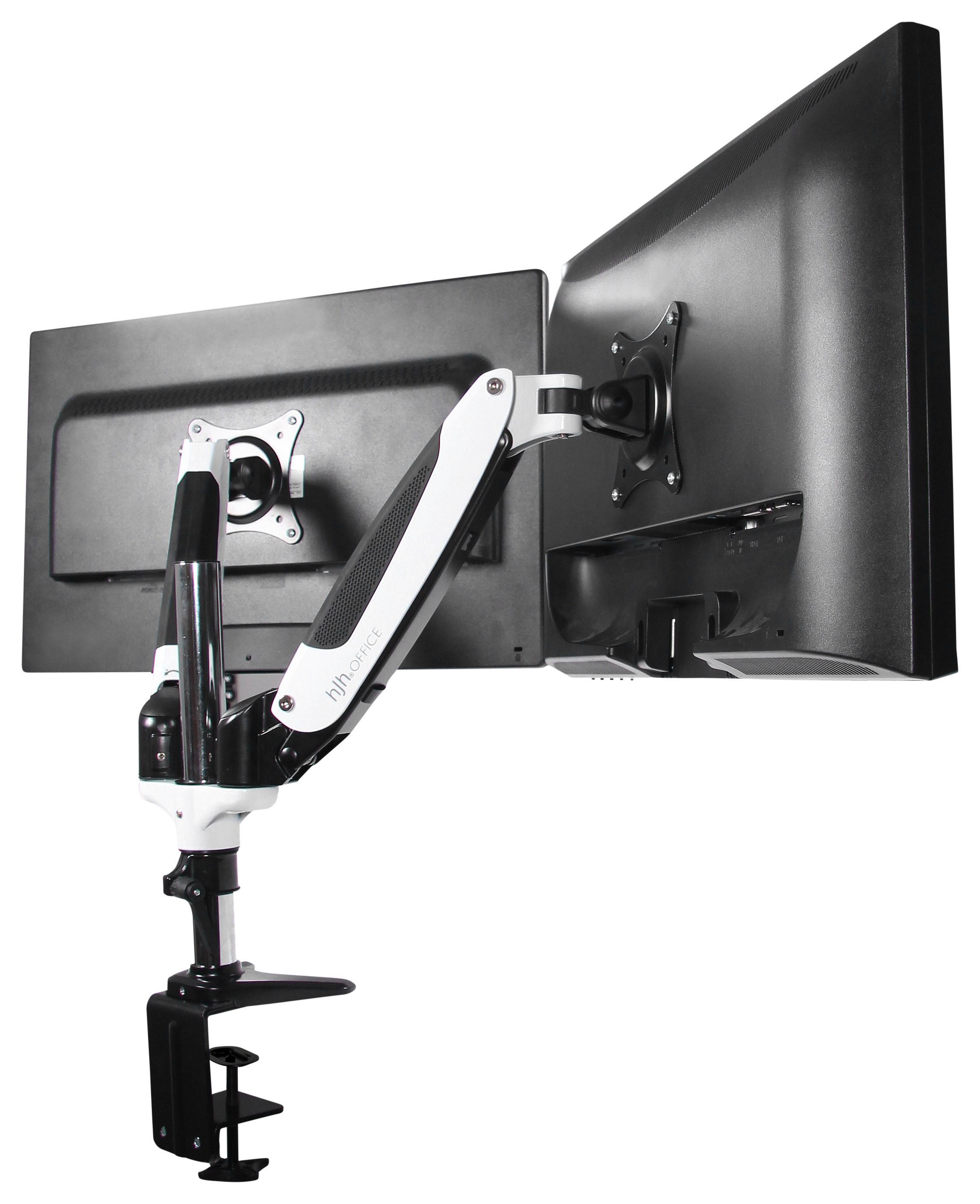 Monitor-halterung Vm-Mg2 - Schwarz/Weiß, Basics, Metall (66/34/32cm) - MID.YOU