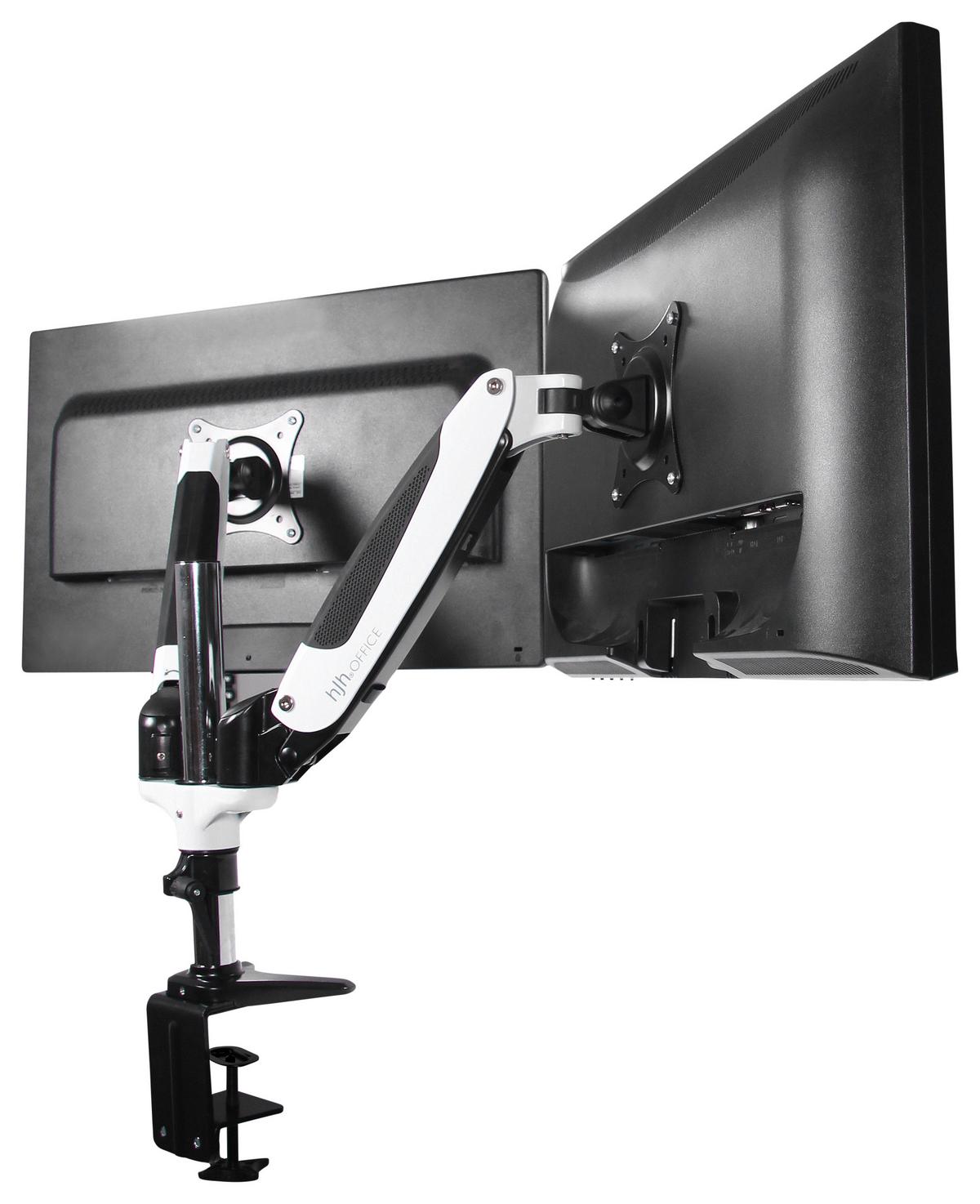 Monitor-halterung Vm-Mg2 - Schwarz/Weiß, Basics, Metall (66/34/32cm) - MID.YOU