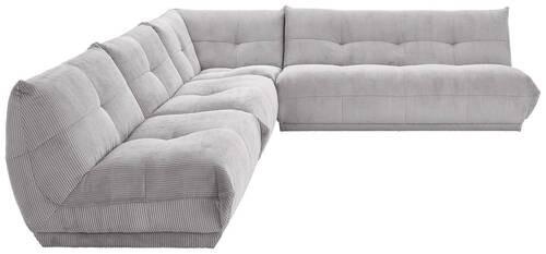 Ecksofa Giselle Grau - Grau, Trend, Textil (315/285cm) - Livetastic