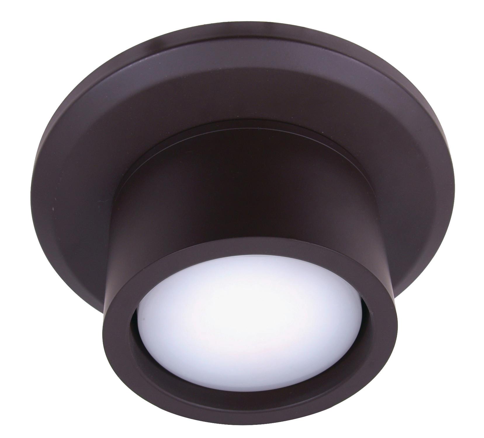 LED-Spot für Deckenventilator Radar Bronzen + Fernbedienung - Bronzefarben, Basics, Metall (15/7cm) - P & B