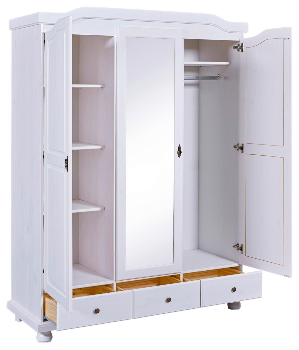 Einzelzimmer Vilmar Kappl Weiß 2-teilig - Weiß, MODERN, Holz - MID.YOU