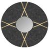 Wandspiegel Dexter 125 Schwarz - Schwarz, Design, Glas/Holzwerkstoff (30/30/2cm) - Kayoom