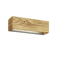 Led-wandleuchte Brad, 1-Flammig, 3-Fach Dimmbar - Natur, Holz (11/37/11cm) - Trio Leuchten