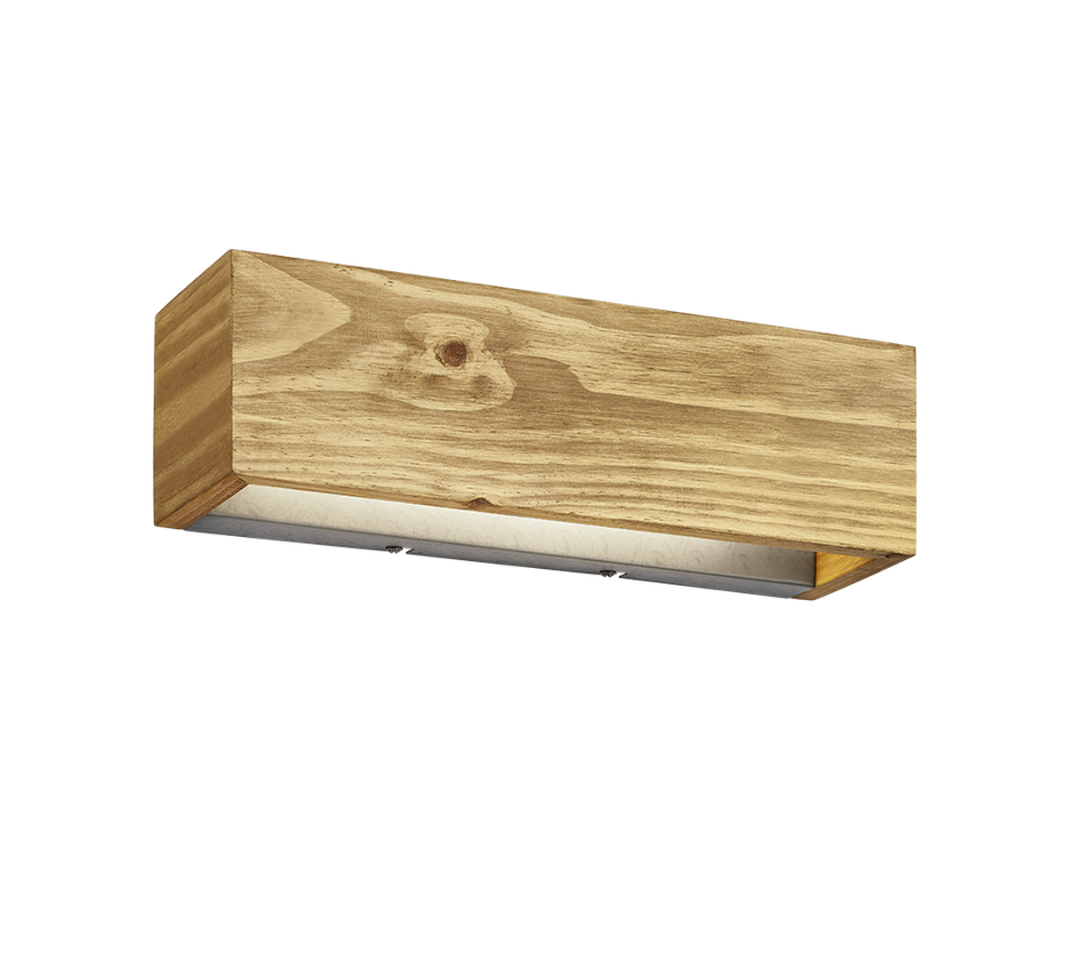 Led-wandleuchte Brad, 1-Flammig, 3-Fach Dimmbar - Natur, Holz (11/37/11cm) - Trio Leuchten