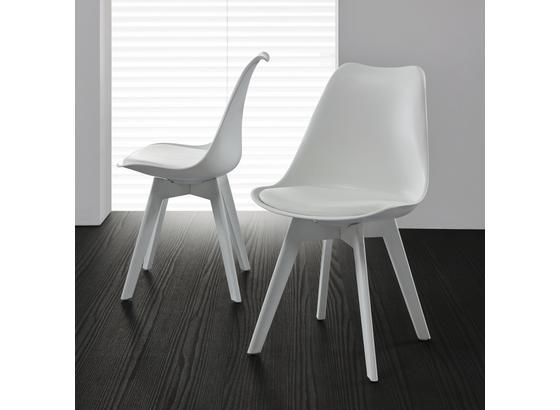 Stolička Vega - biela, Moderný, plast (46/83/54cm) - Modern Living Stolička Vega - biela, Moderný, plast (46/83/54cm) - Modern Living