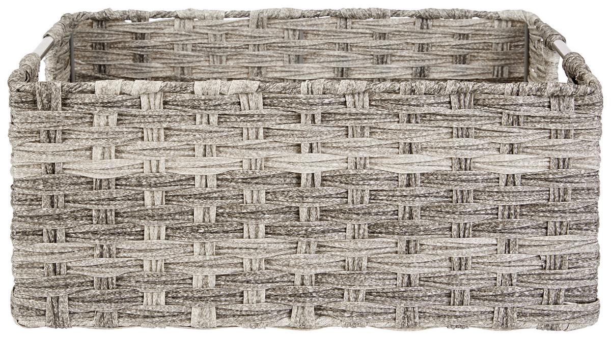 Polckosár Jandra - M - szürke, Romantik / Landhaus, műanyag/fém (40/18/30cm) - James Wood