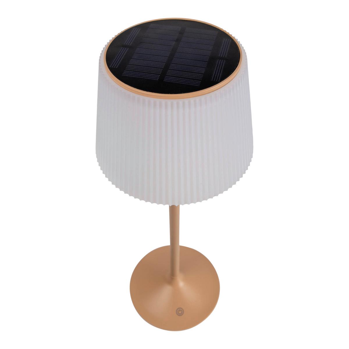 Solarleuchte 5310715 Emmi - Beige/Weiß, Trend, Kunststoff/Metall (13/38cm) - Näve