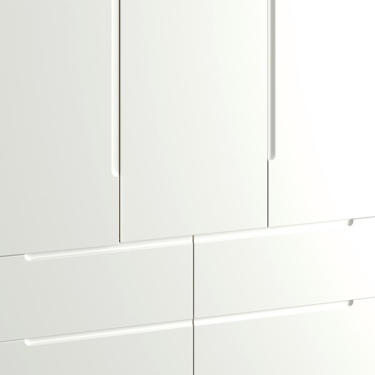 Šatníková skriňa MARLO š. cca 148 cm, dekor biela/dub - biela/farba duba, Modern, drevo/kompozitné drevo (148/223/60cm) - Bessagi Home