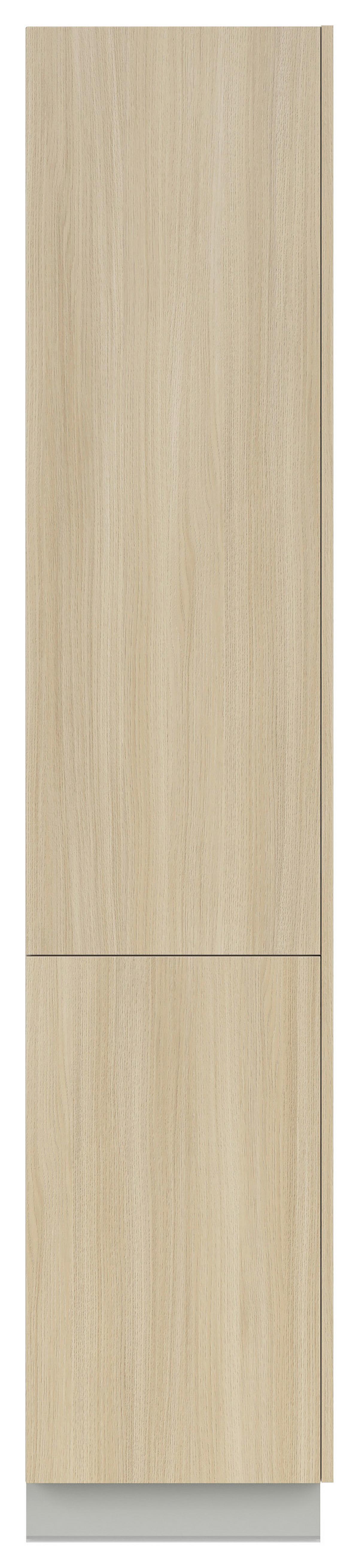 Kuchynská linka MILINO MEDIUM vrát.obkladu a LED regálu - čierna/sivá, Basics, kompozitné drevo/plast (345cm) - Visiona