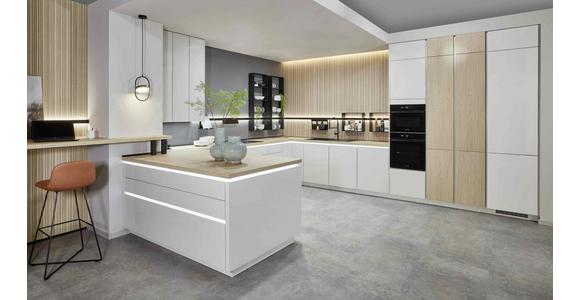 Einbauküche Seidengrau Hgl. Planbar In Seidengrau Hgl - Hellgrau, MODERN, Holzwerkstoff - Vertico