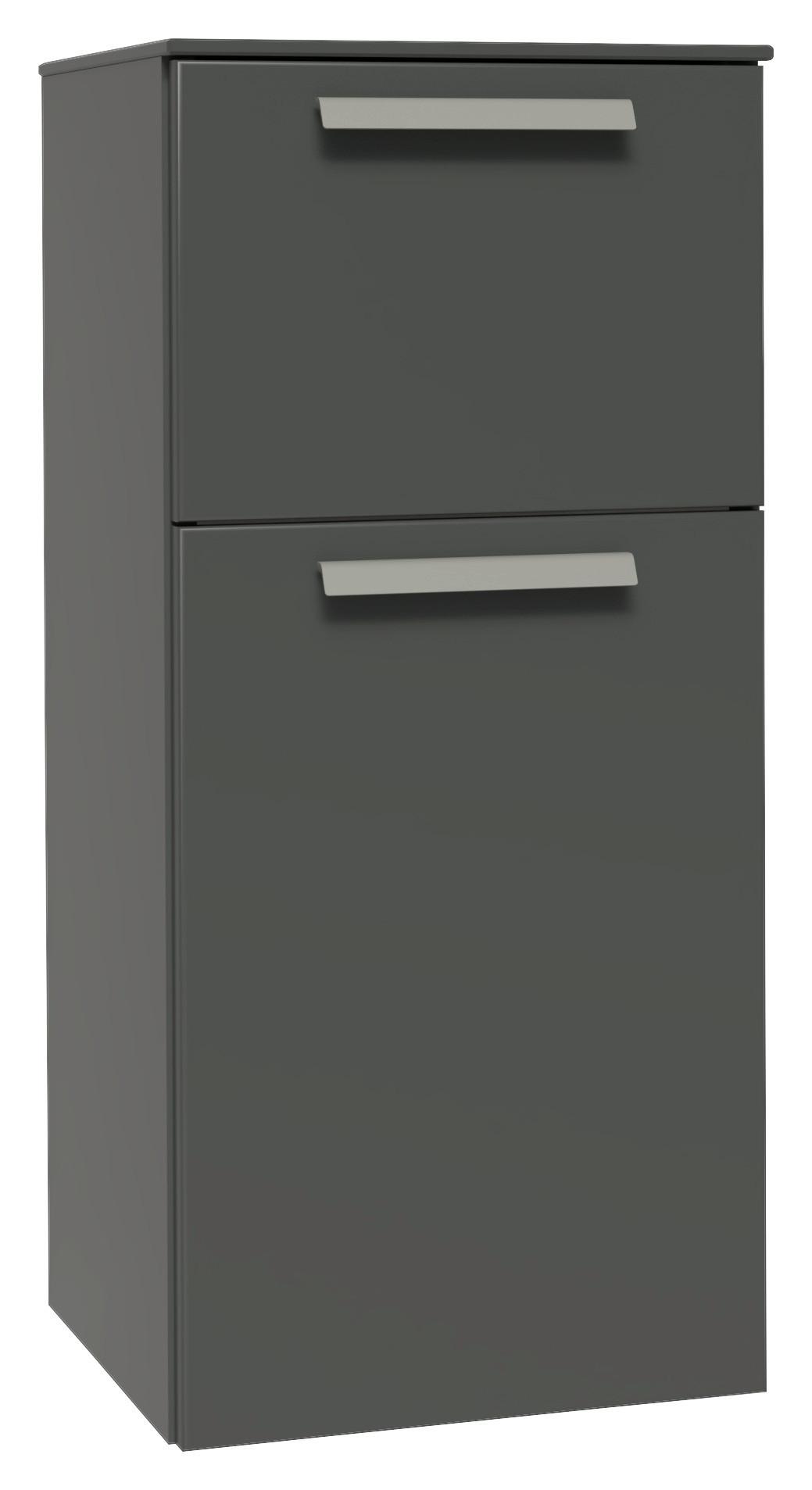 Midischrank Taupegrau, B: 40 cm - Taupe, MODERN, Holzwerkstoff (40/86,4/37cm) - Vertico