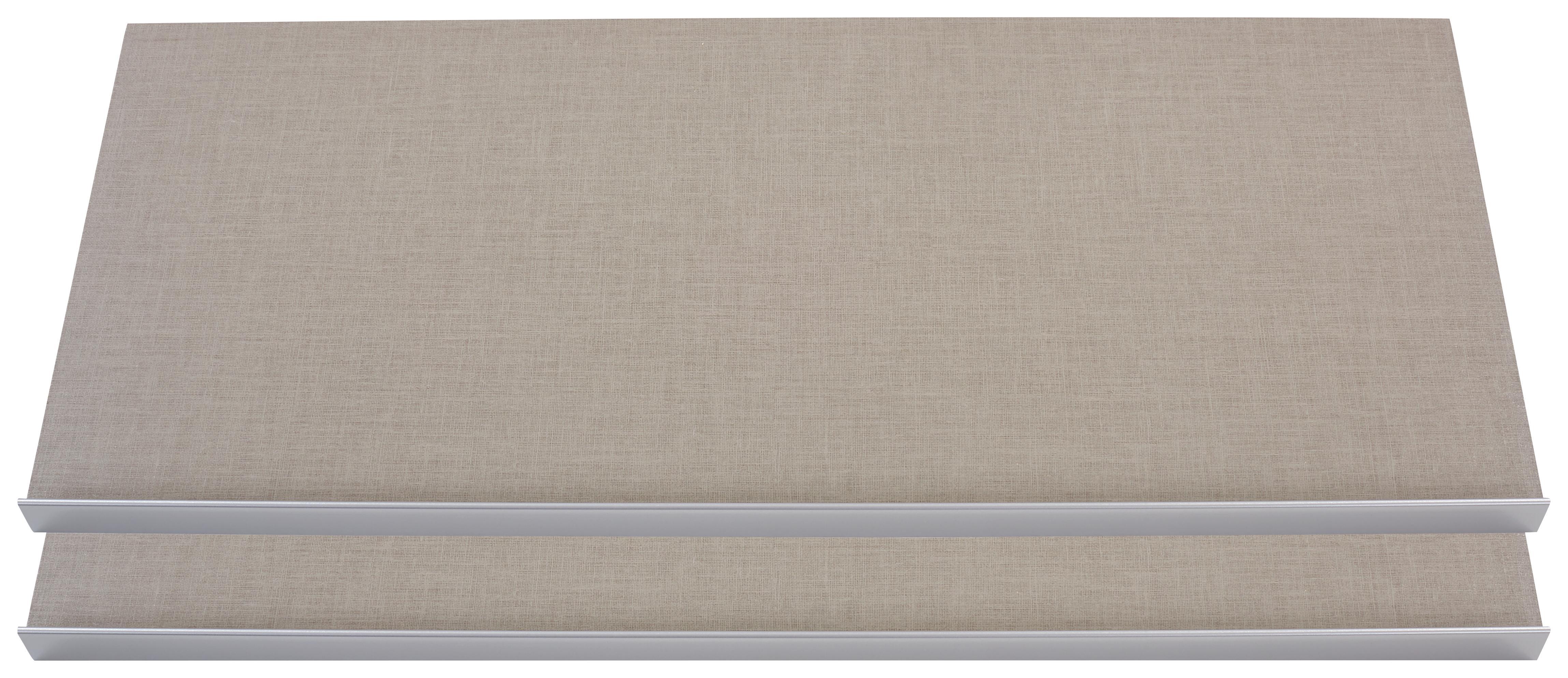 Schuhablageböden Leoben - Grau, Holzwerkstoff (88/16/37cm)