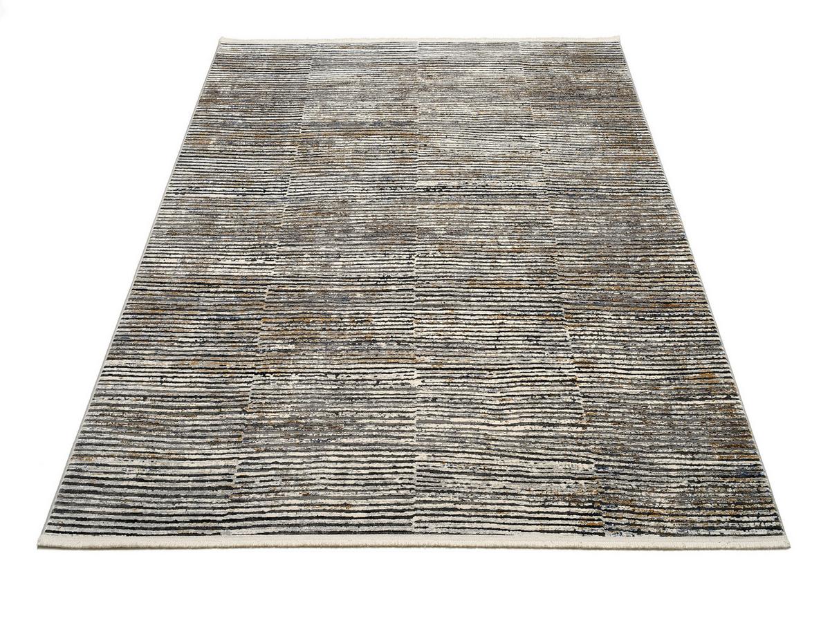 Webteppich Schwaz/Beige Colorado Stripe 80 X 150 cm - Beige/Schwarz, Design, Textil (80/150cm) - Musterring