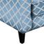 Ohrensessel Asti B: 82cm Blau - Wengefarben/Blau, MODERN, Holz/Textil (82/100/84cm) - Ombra Ohrensessel Asti B: 82cm Blau - Wengefarben/Blau, MODERN, Holz/Textil (82/100/84cm) - Ombra