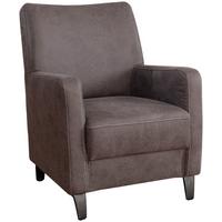 Sessel Bosse Anthrazit B: 74 cm - Beige/Anthrazit, KONVENTIONELL, Textil (74/95/81cm) - James Wood