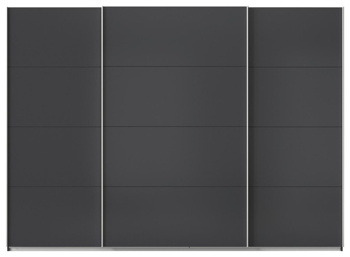 Tolóajtós Szekrény Feldkirch 315/229 Cm - antracit, Modern, faalapú anyag (315/229/62cm)