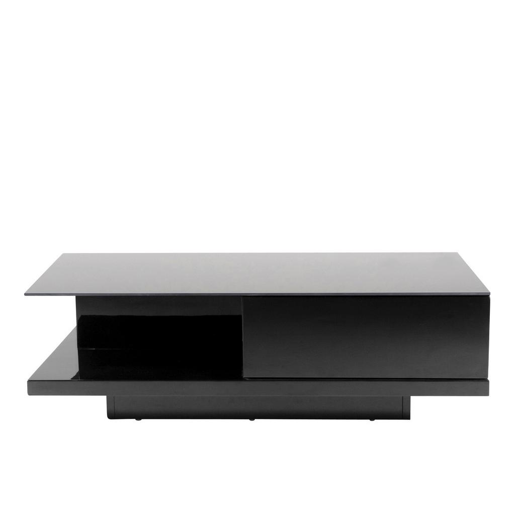 COUCHTISCH Schwarz Hochglanz L: 120 cm