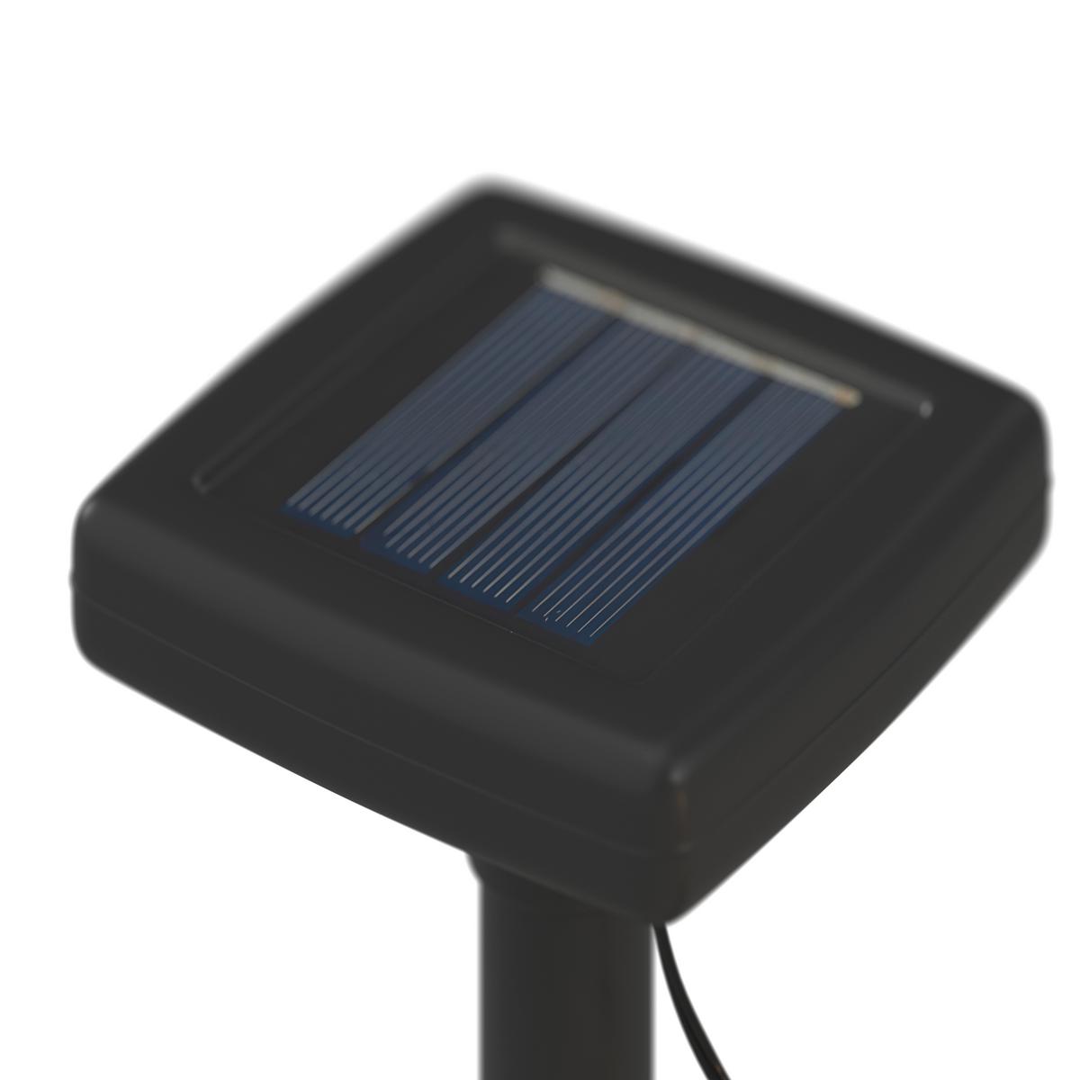 SOLÁRNÍ SVÍTIDLO SPOT - černá, Moderní, plast (420/5,5/6,8cm) - Bessagi Garden