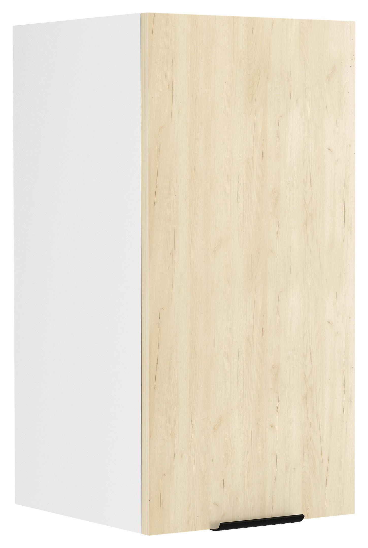 KÜCHENOBERSCHRANK FASOLA - Honigeiche/Weiß, Trend, Holzwerkstoff/Kunststoff (30/60/31cm) - MID.YOU